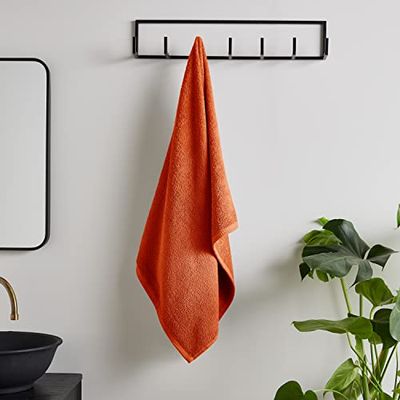 Catherine Lansfield Drap de Bain en Coton à séchage Rapide Orange