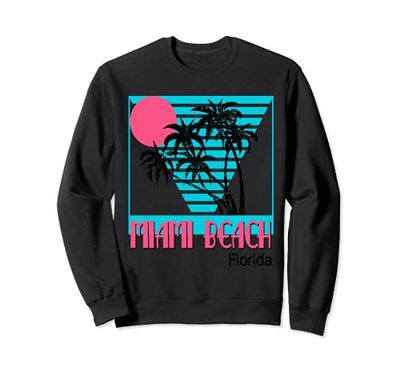 T-shirt Miami Beach Florida Felpa