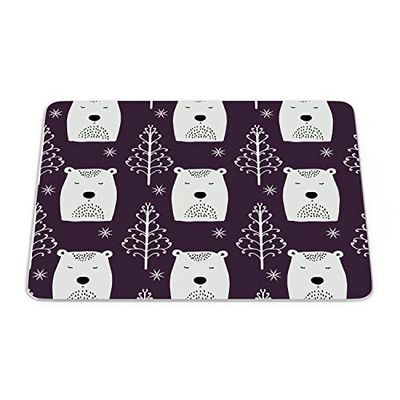 Bonamaison, Rectangle Pop Art Digital Printed Mouse Pad, Non-Slip Base, for Office and Home, Size: 22 x 18 cm