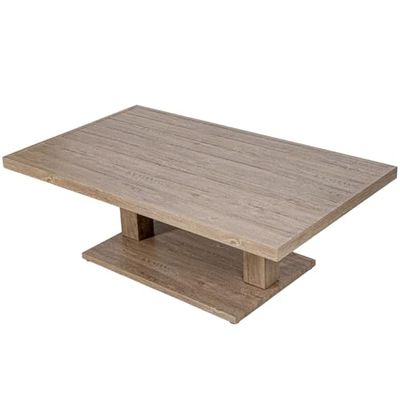 Alexandra House Living Mesa Beige 140 x 82 cm Regulable