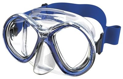 SEAC Chiara, Masque Biverre en Verre Trempé pour la Plongée sous-Marine et en apnée avec Boucle 3D