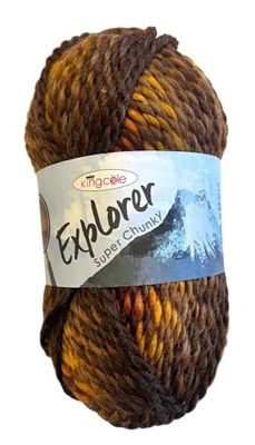 King Cole Explorer 1784298 Pelote de laine Raleigh très épaisse 80 m, 100 g