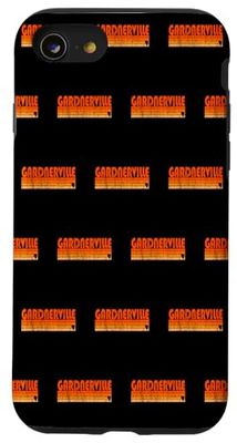 Gardnerville, Nevada Retro 80s Style Case for iPhone SE (2020) / 7 / 8