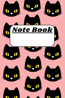 Composition Notebook : Black Cats (pinkcover): Black Cats (pinkcover) Pattern Design | Notebook | Diary | Great Gift | 120 page