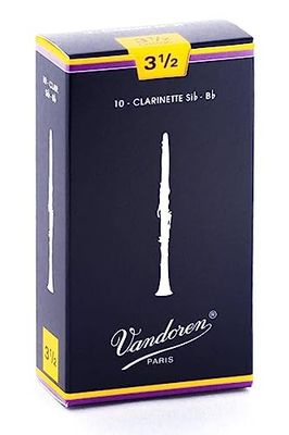 Vandoren Traditional Bb clarinet reeds, box of 10 - Strength 3,5