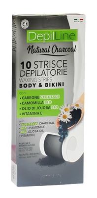 FORNOR 14414 Strisce depilatorie al carbone MEGAPLAST 10
