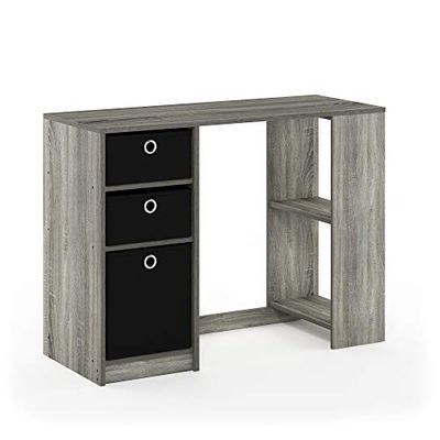 Furinno Bureau, 74,4 x 100 x 40 cm, Chêne Français/Noir