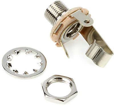 Fender 1/4" 2-Conductor Guitar Output Jack with Mounting Hardware