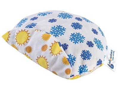 Kersenpitkussen Warmtekussen voor Baby's 180g Ronde 15cm Eco Natuur 100% Katoen Medi Partners Warmte + koude Massage therapie