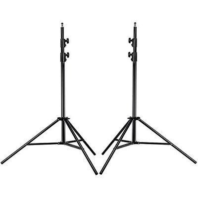 NEEWER PRO 9 piedi/260 cm Caricato a Molla Heavy Duty Fotografia Photo Studio Light Stand con 1/4" Vite e 5/8 Stud per Video, Ritratti e Illuminazione Fotografia (2 Pezzi)