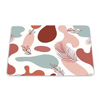 Questo Casa, Rectangle Digital Printed Mouse Pad, Non-Slip Base, for Office and Home, Size: 22 x 18 cm