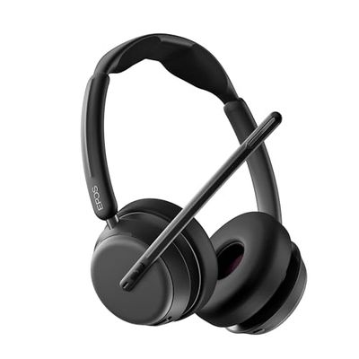 EPOS Impact 1061 ANC Auriculares Bluetooth de Alto Rendimiento para PC - Doble Auricular, Cancelación de Ruido Avanzada, AI, Super Wideband Audio, Controles Intuitivos, Oficinas