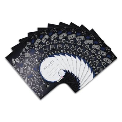 Landre, quaderno A4, 80 g/m2, carta senza pasta di legno, confezione da 10 rigatura 3, classe terza 16 fogli