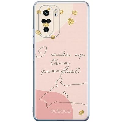 ERT GROUP mobiltelefonfodral för Xiaomi MI 11i/ REDMI K40/K40 PRO/POCO F3/ F3 PRO originalt och officiellt licensierat Babaco mönster Cats 008, fodral tillverkad av TPU-plast