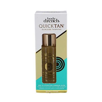 Body Drench Self Tan Booster 30 ml | Autoabbronzante per il corpo | abbronzatura naturale | uso quotidiano | facile da applicare | 30% DHA concentrato