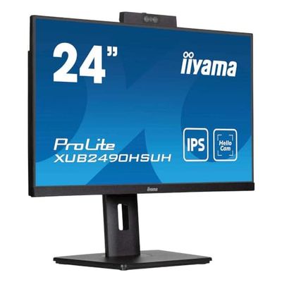 23,8" iiyama XUB2490HSUH-B1 IPS Webcam/Microfoon/USB hub