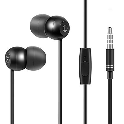 TOPLUS Écouteurs Intra-Auriculaires Noirs