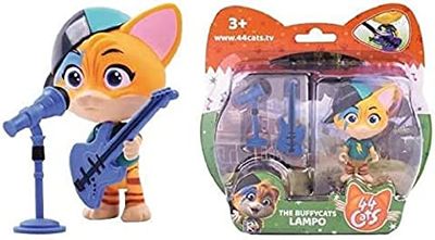 Smoby 180110 - Figurine Lampo avec guitare - Série 44 Cats - Pour enfants à partir de 3 ans - Multicolore