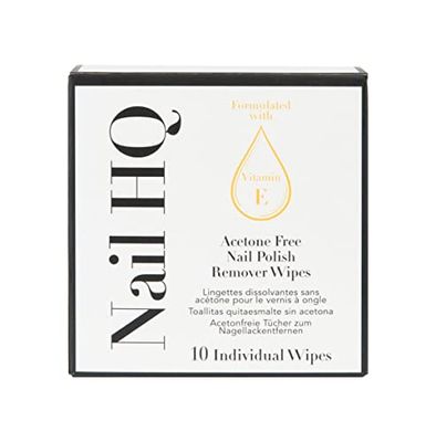 Nail HQ Acetone Free Nail Polish Remover Wipes