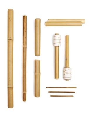 BAMBOOCOLIC Kit Massaggio Bambù - ideale per Massaggio Viso e Corpo Professionale, Canne Bambù non trattato chimicamente, Proprietà Antibatteriche e Antiossidanti (11 STICKS, KIT MASSAGGIO)