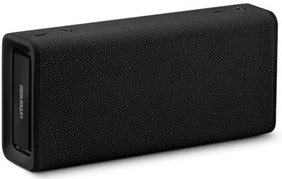 Urbanista Brisbane Plus Bluetooth 5.3 Speaker, Portable Wireless Speaker with Second System Pairing for Stereo Playback, 60H Playtime, IPX5 Water Resistant, USB C Charging, Midnight Black