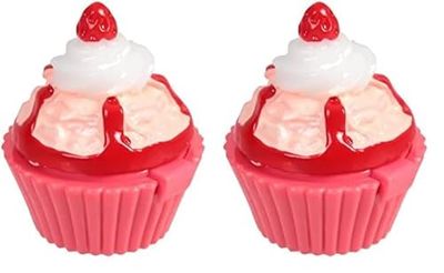IDC - Bálsamo Labial Cupcakes, Modelos surtidos (Paquete de 2)