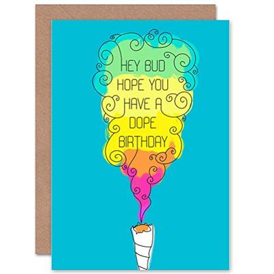 Wee Blue Coo Birthday Happy Fun Multicolour Ice Cream Cone Gift Sealed Greeting Card Plus Envelope Blank inside Heureux Cadeau