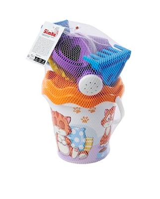 Katthinkset, 6 delar, hink, sil, sandform, spade, kratta, gjutjärn, H: 16 cm, D: 17 cm