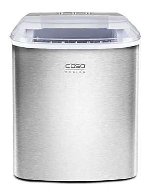 Caso IceChef Pro Machine à glaçons design pour une préparation rapide de glaçons en 44360 min, produit environ 500 g de glaçons par heure, boîtier en acier inoxydable de haute qualité, pelle à glace