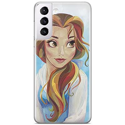 ERT GROUP mobiltelefonfodral för Samsung S21 originalt och officiellt licensierat Disney mönster Bella 003 optimalt anpassad till formen på mobiltelefonen, fodral tillverkad av TPU-plast