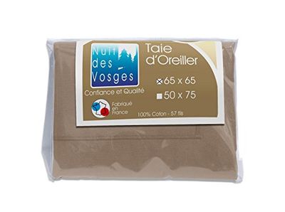 Nuit des Vosge – Cotoval örngott, bomull, uni, bomull, Canelle, 65 x 65