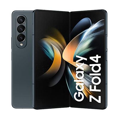 Samsung Galaxy Z Fold4, Téléphone Portable 5G, Carte SIM non incluse, Android, Smartphone Pliable, 512 Go, Anthracite, Extension garantie 12 mois offerte [Exclusivité Amazon] - Version FR