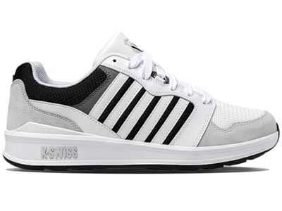 K-Swiss Rival Trainer T, Basket Homme, White Black Lunar Rock, 40 EU