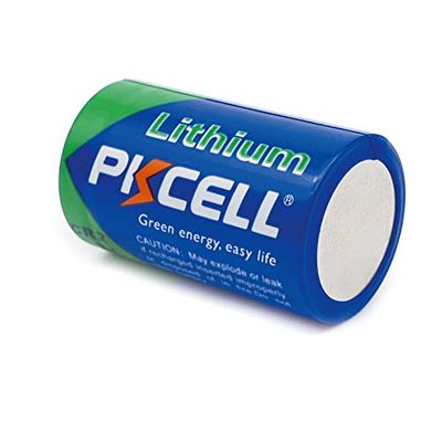 Urban URCR2 Pila de Litio CR2 3V de Larga Duración, diseñada para Dispositivos Electrónicos, 750 mAh, Alto Rendimiento, Pila CR2 3V, Gran Resistencia