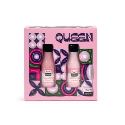 AQUOLINA QUEEN - FRAGOLINA DI BOSCO - Bagno doccia 125 ml + Latte corpo 125 ml
