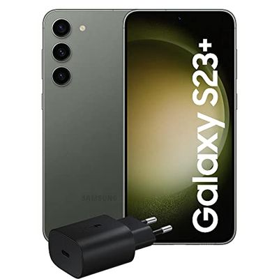 Samsung Galaxy S23+, Caricatore incluso, Smartphone Android, Display 6.6'' Dynamic AMOLED 2X, Fotocamera 50MP, RAM 8GB, 512 GB, 4.700 mAh, Green [Versione italiana]