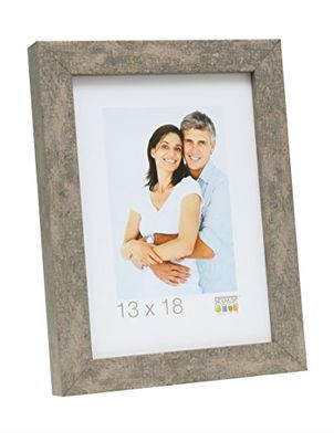 Deknudt Cadres Photo, Bois, Gris, 20 x25 cm