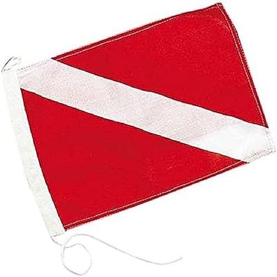 Best Divers Flag Sub, 40 x 55 cm, storlek XL