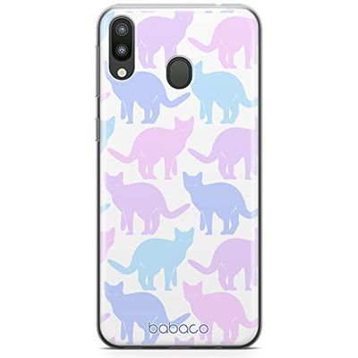 ERT GROUP mobiltelefonfodral för Samsung M20 originalt och officiellt licensierat Babaco mönster Cats 011 optimalt anpassad till formen på mobiltelefonen, fodral tillverkad av TPU-plast