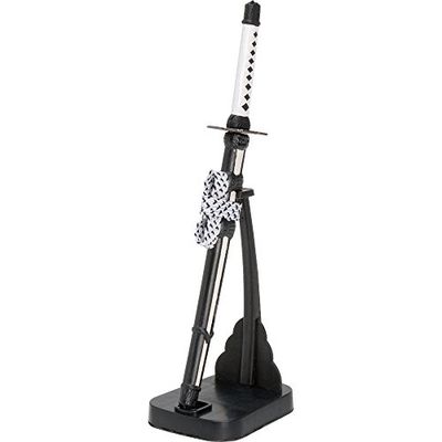 Haller 10IT4050346854313IT10 Samurai in Miniatura su Supporto Bianco, Mini Samurai Bianco