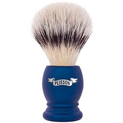 Plesson Shaving Brush Size 12 Midnight Blue/White Fibre