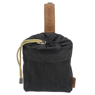 TRIXIE BE Nordic - Sacca per snack, Ø 10 x 14 cm, colore: Nero