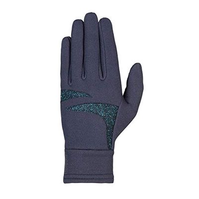 PFIFF 102818 Glamour Gants d'équitation d'hiver Bleu foncé Taille XL