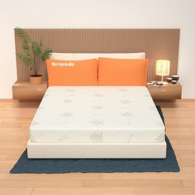 miasuite i sogni italiani Matelas 160x195 Épaisseur 25 cm - mémoire de forme, déhoussable en Aloe Vera | Premium