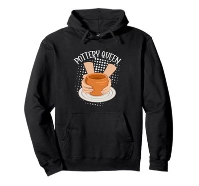 Pottery Queen Pottery Maker Artist Women Pullover Hoodie