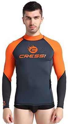 Cressi Hidro Men's Premium Rash Guard S.Seeves - Maillot de Protection Manches Longues, en Tissu élastique spécial, Protection Solaire UV (UPF) 50+