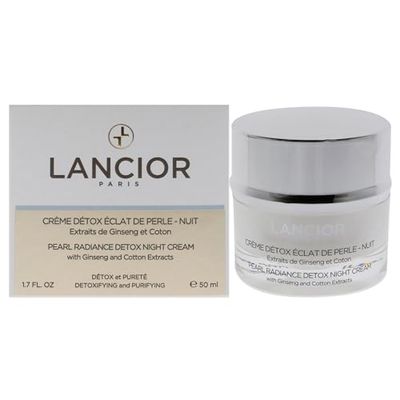 Lancior Pearl Radiance Detox Night Cream - Helps Defend And Protect Skin Against Pollution - Moisturizes And Nourishes - Delivers Freshness And Radiance To Complexion - Natural Ingredients - 1.7 Oz