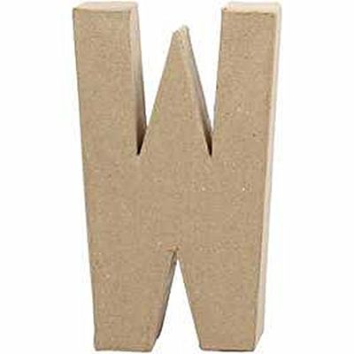 Letter, groot, H: 20,5 cm, W, 1 st.