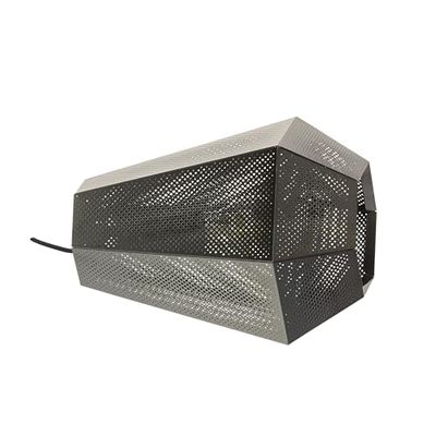 EGLO Chiavica Table Lamp, 1 Bulb Industrial Table Lamp, Vintage, Modern, Steel Bedside Lamp, Living Room Lamp in Nickel/Black, Lamp with Switch, E27 Socket