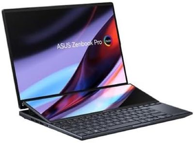 ASUS ZenBook Pro 14 Duo OLED UX8402VV-P1025W - Ordenador Portátil 14.5 WQXGA+ (Intel Core i7-13700H, 16GB RAM, 512GB SSD, NVIDIA RTX 4060 8GB, Windows 11 Home) Negro